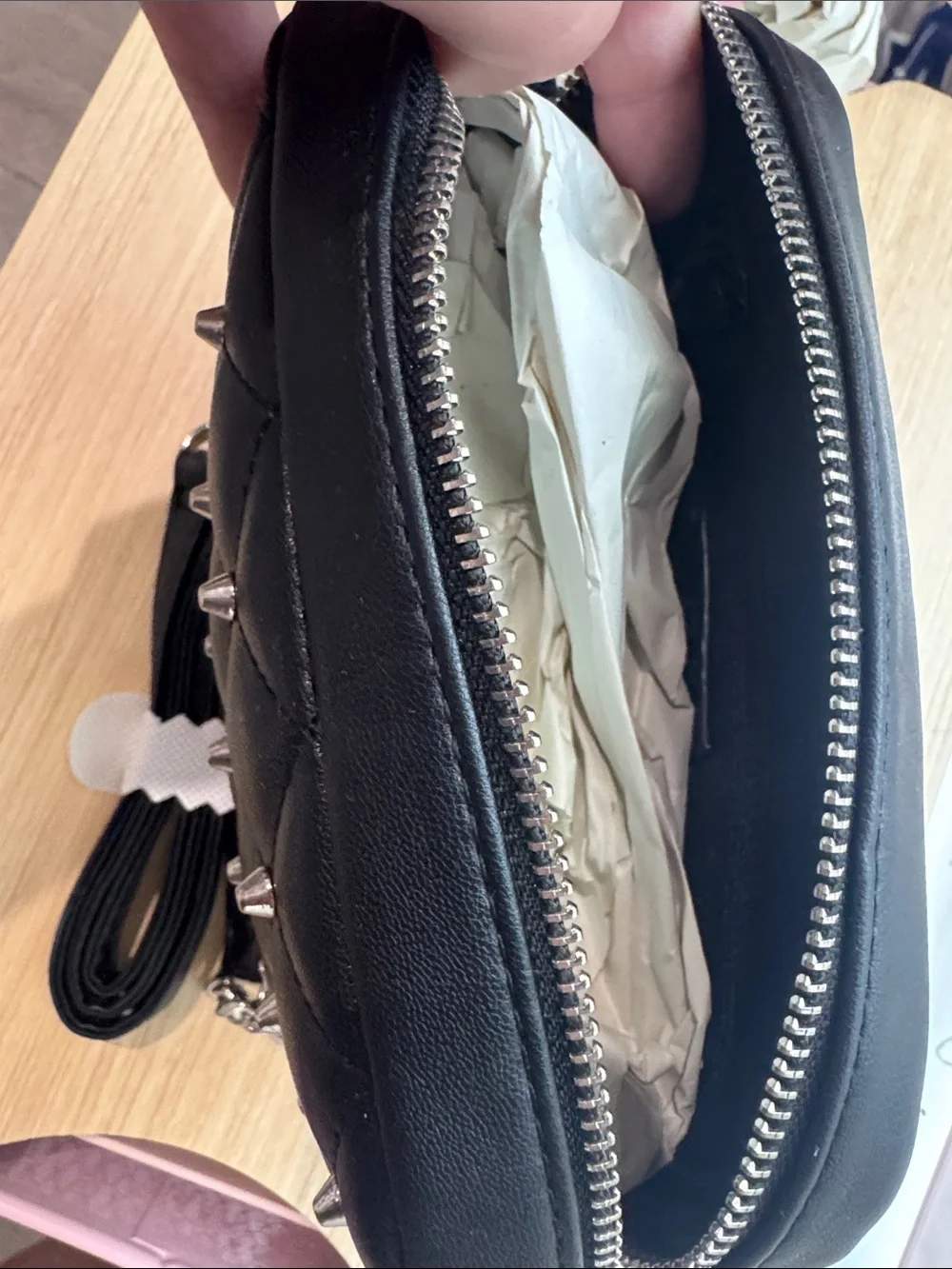Black Quilted Stud Crossbody Bag - Rebecca Minkoff